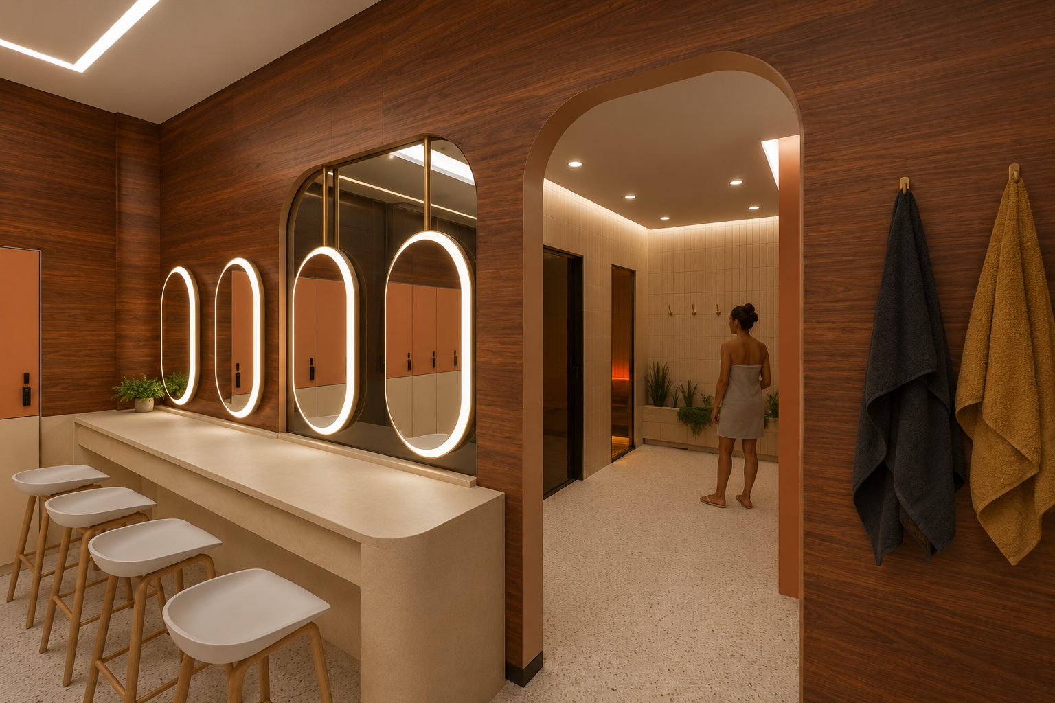 Separate wellness area at MindBodyFitness